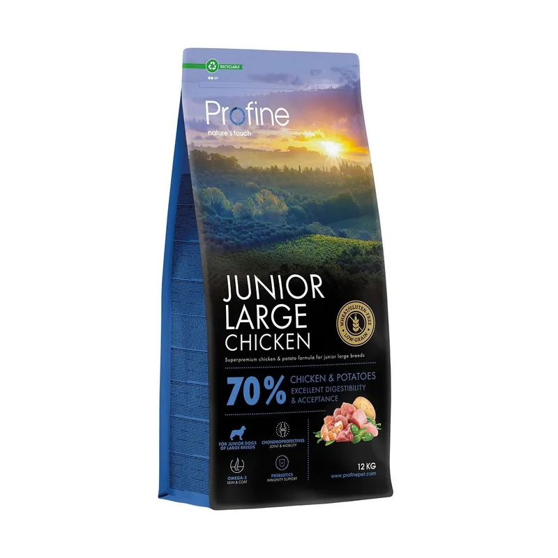 Tryggt köp - Profine Dog Junior Large Chicken 12kg