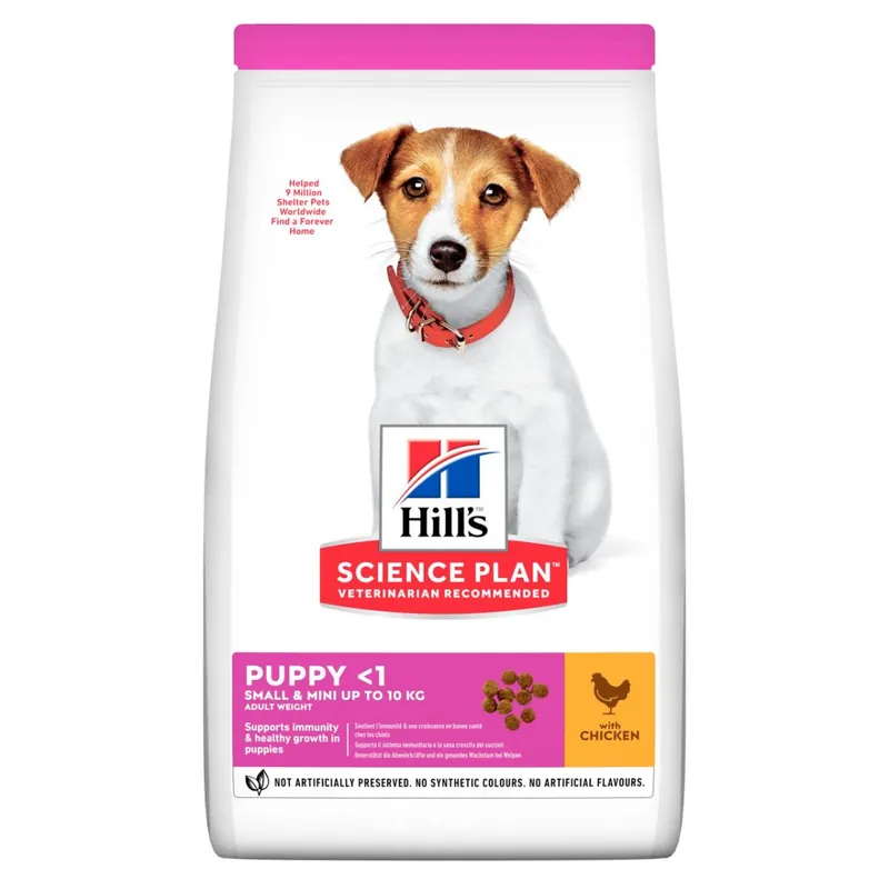Puppy Small & Mini torrfoder med kyckling Hundfoder – 1,5 kg | Erbjudandet går snart ut
