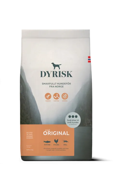 Hundfoder Small till vuxna, mindre hundar – 2 kg | Endast idag