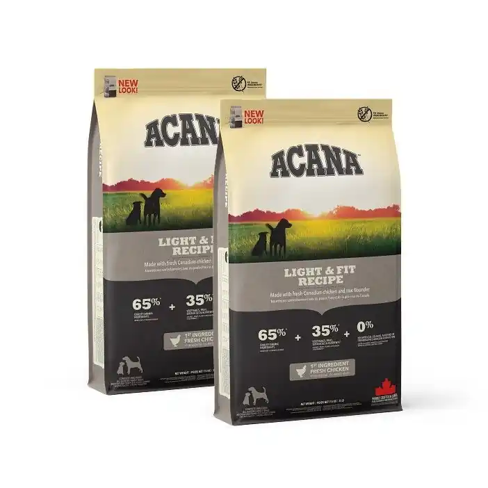 Topprodukt | Acana Dog Light & Fit Torrfoder till Hund 2×11,4 kg