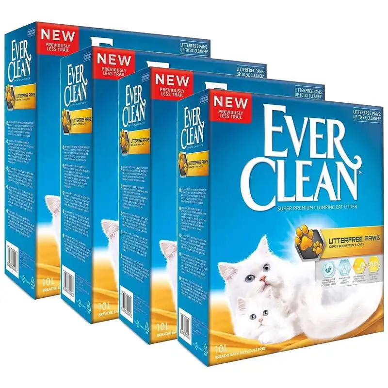Passa på - Ever Clean Litterfree Paws 4 x 10L