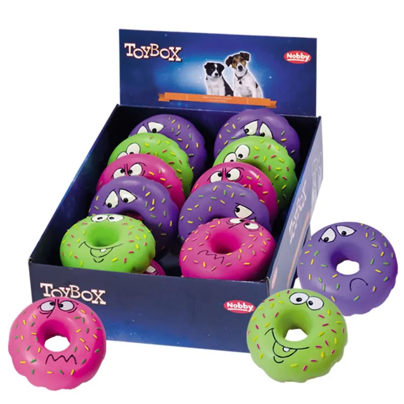 Donut with Face Hundleksak – Donut - Nytt lägre pris