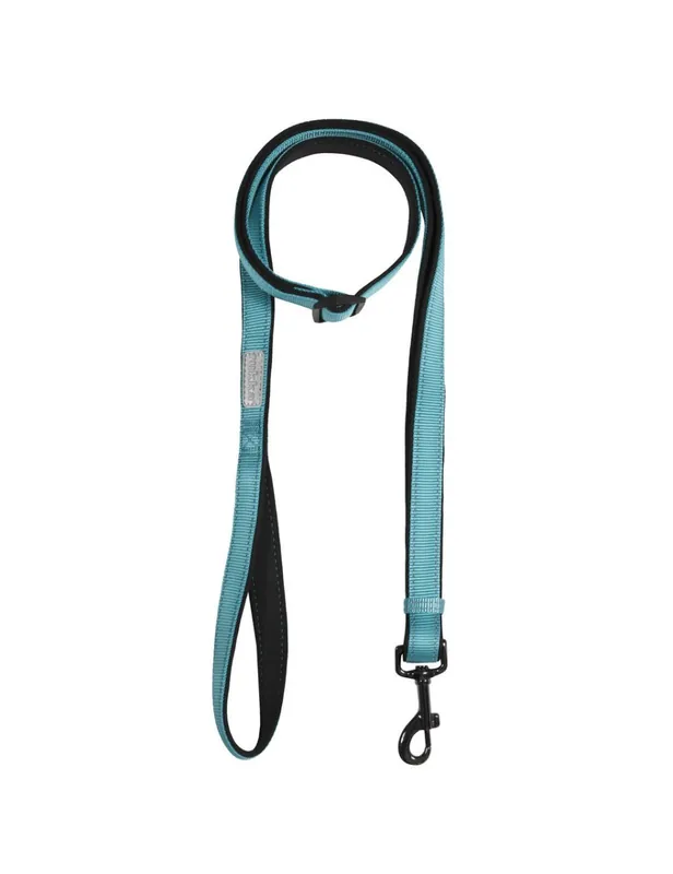 Bästa pris | Solid Leash Hundkoppel – Turkos / Small