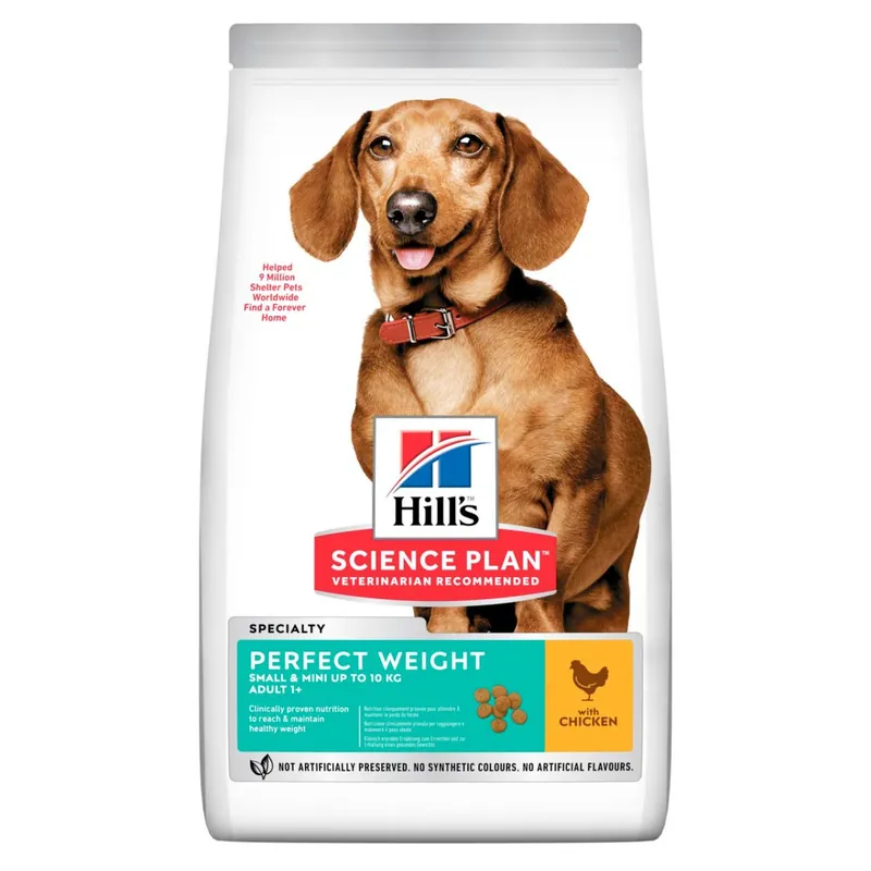 Säker betalning | Adult Perfect Weight Small & Mini torrfoder med kyckling Hundfoder – 1,5 kg