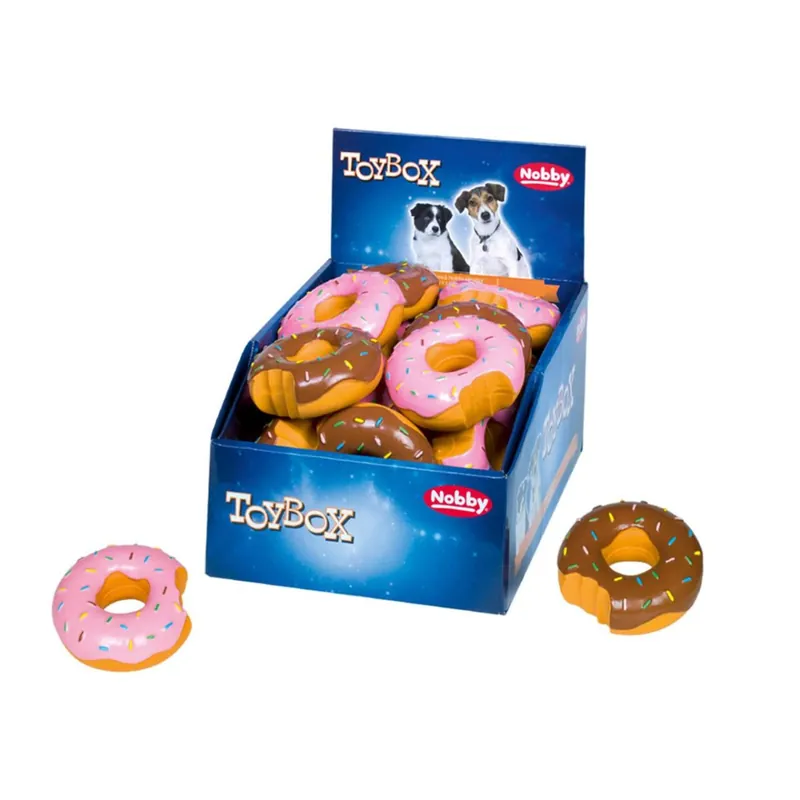 Classic Donut Hundleksak – Donut | Hög kvalitet