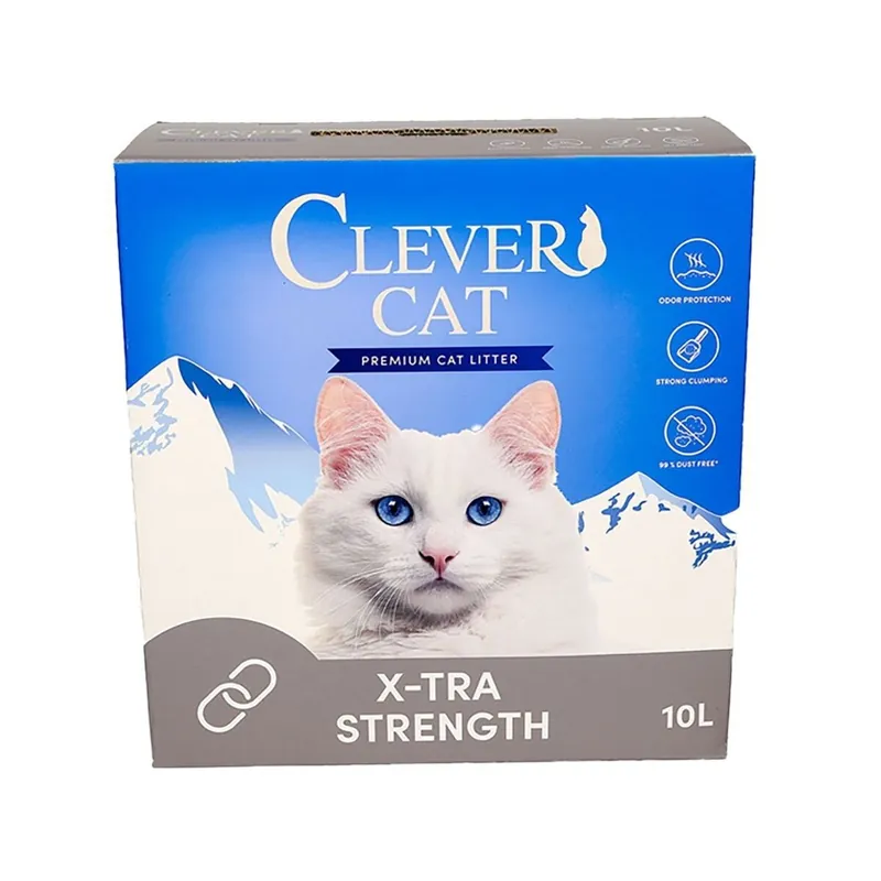 Begränsat lager - Clever Cat Extra Strength 10 L