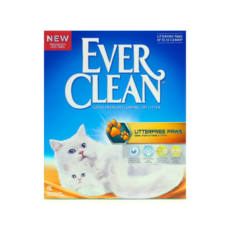Tillverkarpris - Litterfree Paws kattsand – 6 L