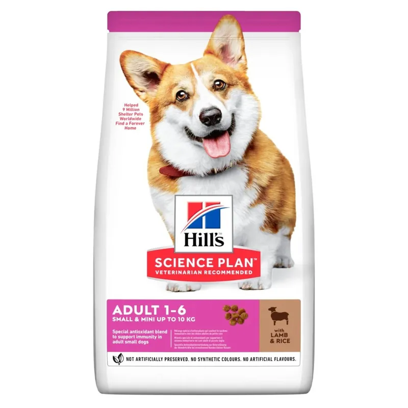 Kampanjpris - Adult Small & Mini torrfoder med lamm och ris Hundfoder – 1,5 kg