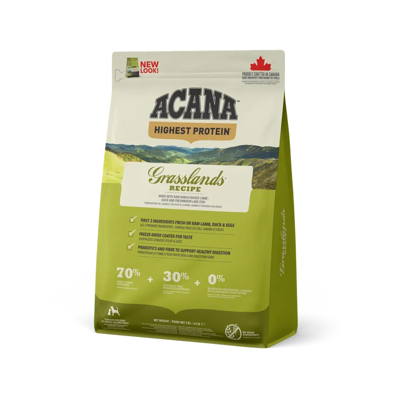 Finns i lager - Dog Grasslands Torrfoder – 2 kg