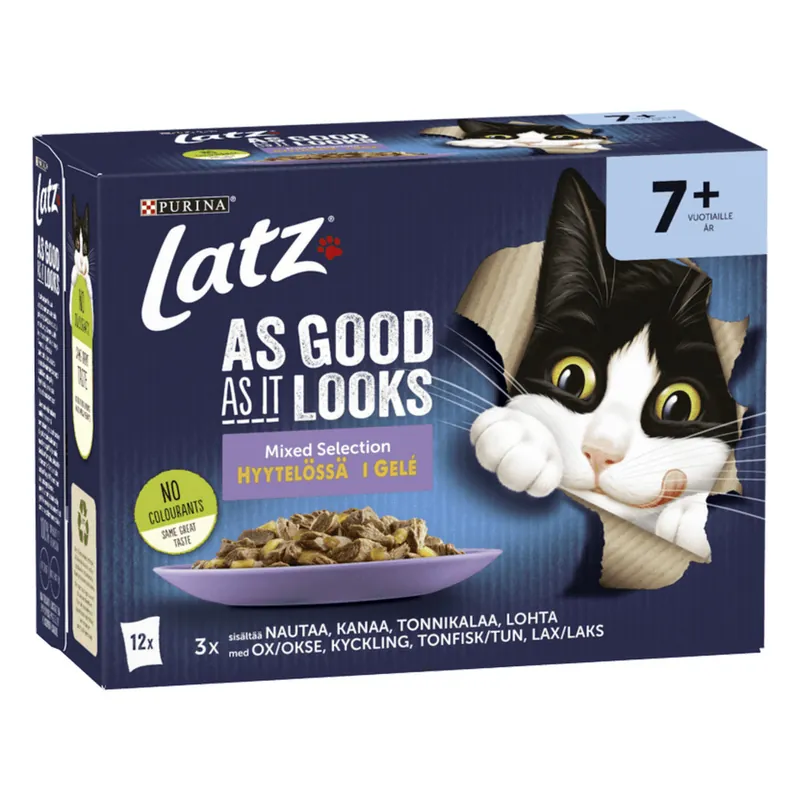 Senior Mixed Selection i Gelé Kattfoder – 12 x 85 g | Dagens deal