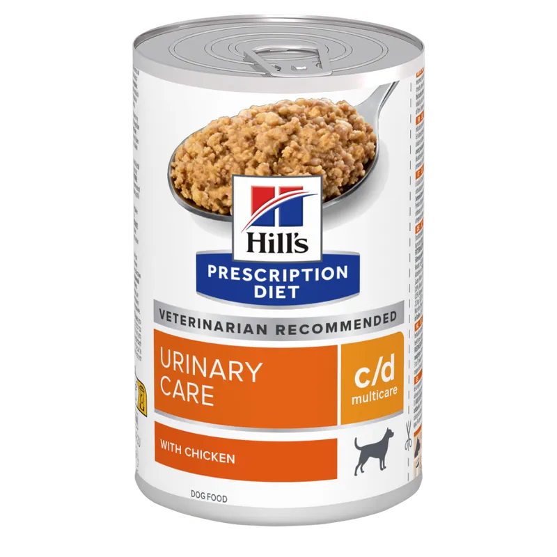 Prescription Diet c/d Multicare Urinary Care Våtfoder med Kyckling Hundfoder – 12 x 370 g | Kundfavorit