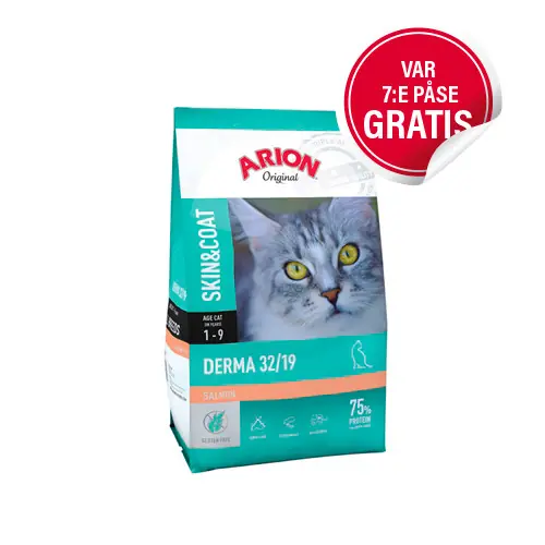 Derma 32/19 Kattfoder – 7,5 kg - Spara mer