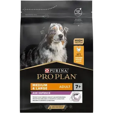 Medium and Large Adult 7+ Age Defence Chicken hundfoder – 3 kg | Bästsäljare