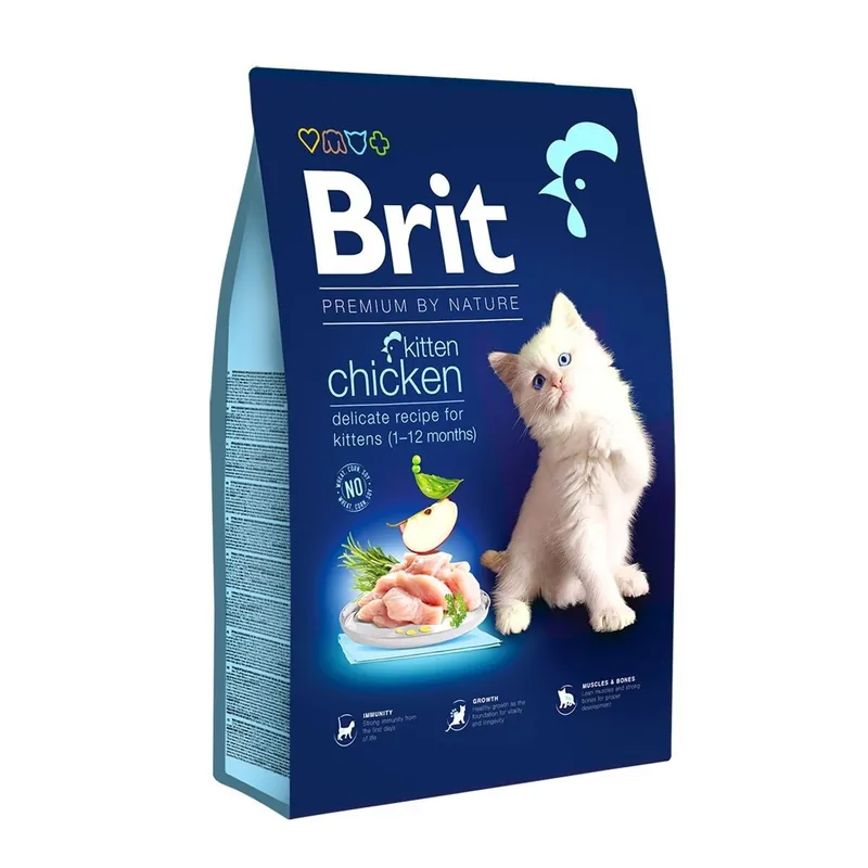 Begränsat lager - Brit Premium By Nature Kitten Chicken