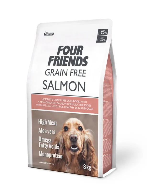 Grain Free Salmon Hundfoder – 3 kg - Kanonpris