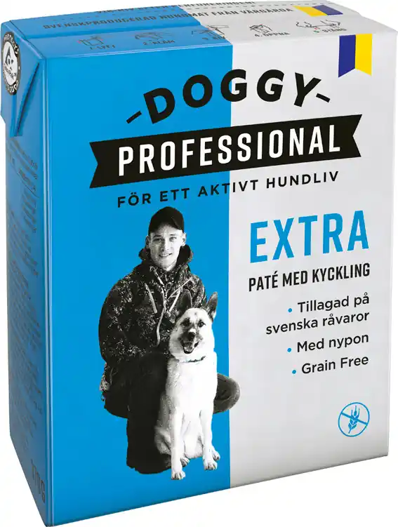 Efterfrågad - Professional Extra Paté med Kyckling Hundfoder – 16 x 370 g