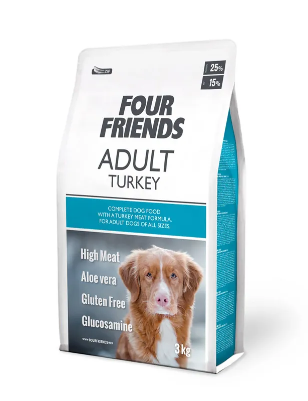 Adult Turkey Monoprotein hundfoder – 3 kg - Fynd