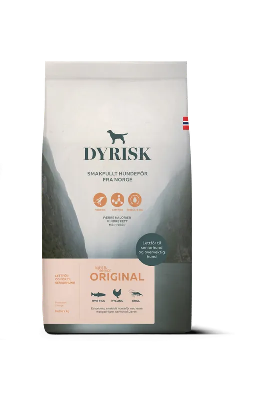 Hundfoder Light & Senior till äldre hundar – 2 kg | Beställ nu