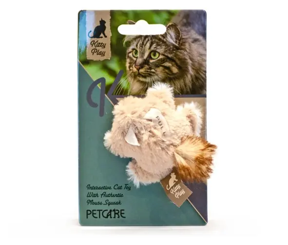 Kitty Play Squeaking Squirrel – Pipande Ekorre - Beställ direkt