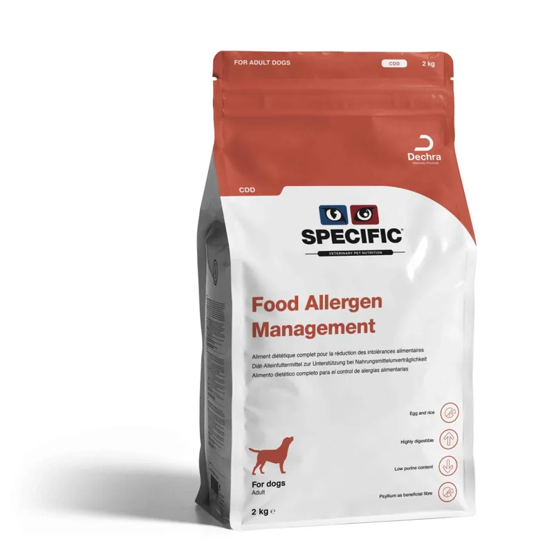 Food Allergen Management CDD hundfoder – 2 kg | Lägg i varukorg