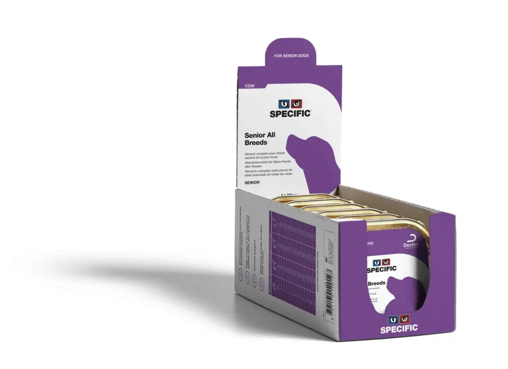 Nyhet i webbutiken | Senior All Breeds CGW hundfoder – 6 x 300 g