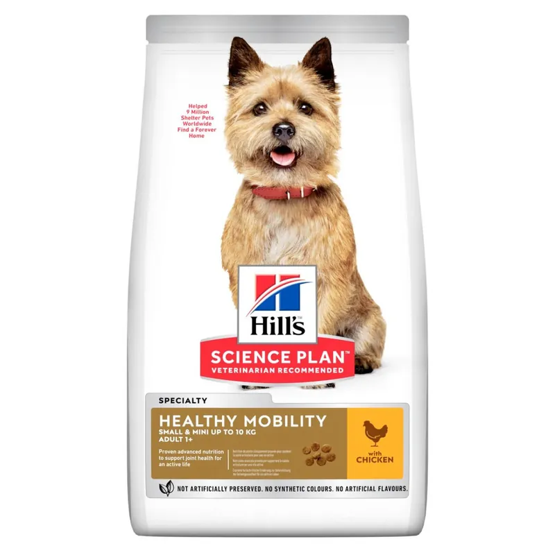 Adult Healthy Mobility Small & Mini torrfoder med kyckling Hundfoder – 1,5 kg | Bästsäljare