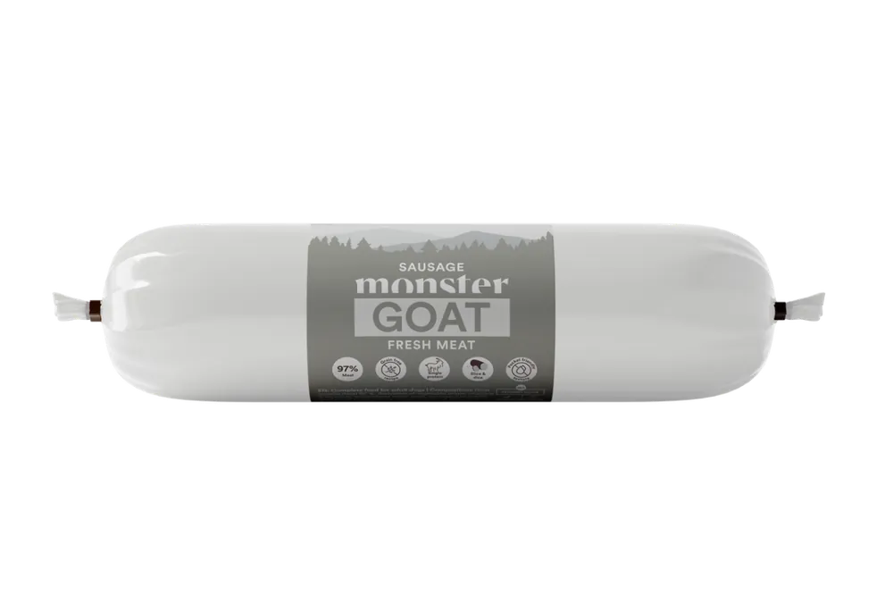 Storsäljare | Dog Sausage Goat Hundfoder – 12 x 200 g
