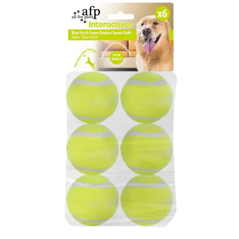 All for Paws HyperFetch Extrabollar Maxi 6,5 cm 6-pack | Kan beställas online