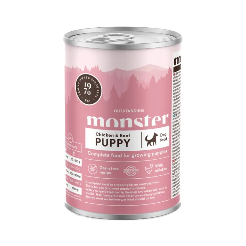 Extra rabatt - Monster Puppy Chicken 400 g