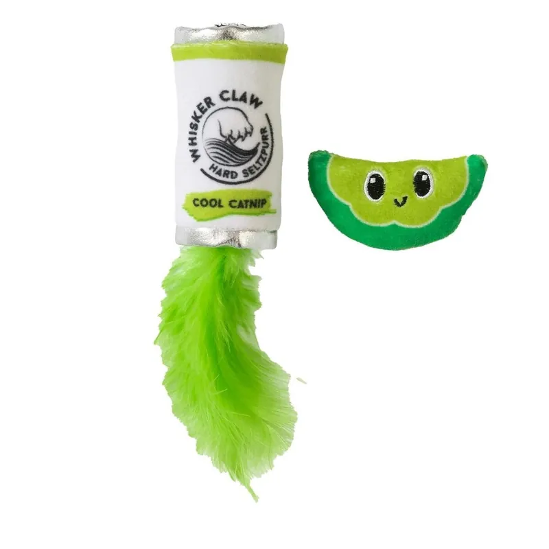 Bästsäljare | Quirky Kitty Dryck & Lime Kattleksaker 2-pack