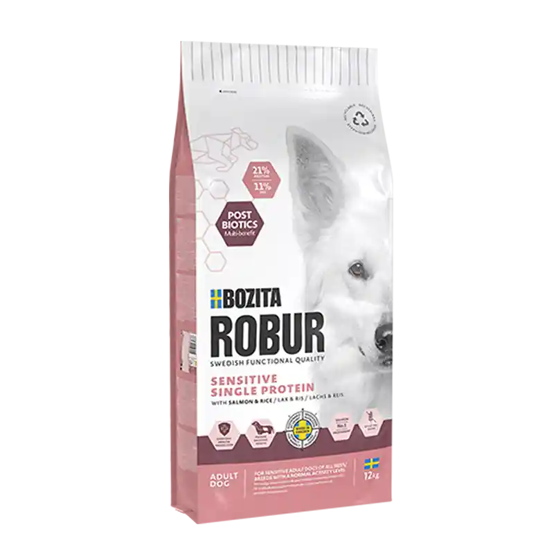Smidig beställning - Sensitive Single Protein Salmon Hundfoder – 12 kg