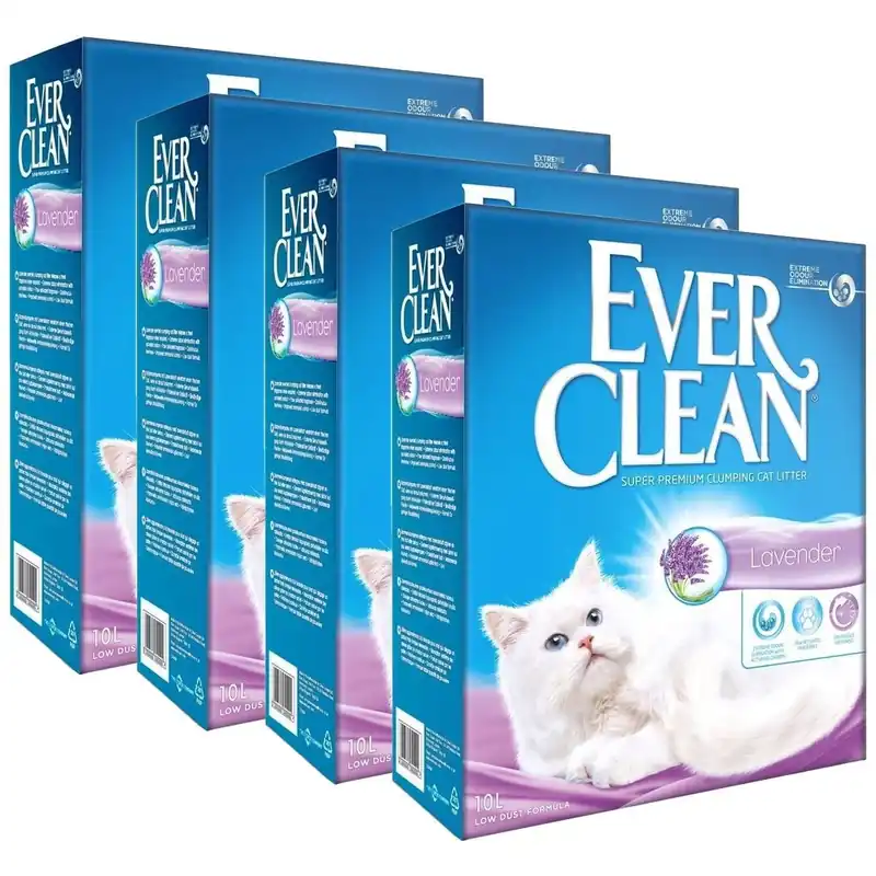 Nästan slut - Ever Clean Lavender 4 x 10L