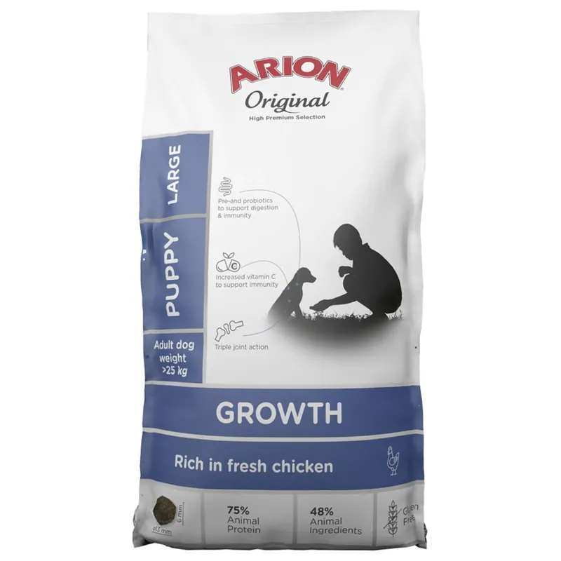 Köp idag | Original Growth Chicken Large Torrfoder för Valpar – 12 kg