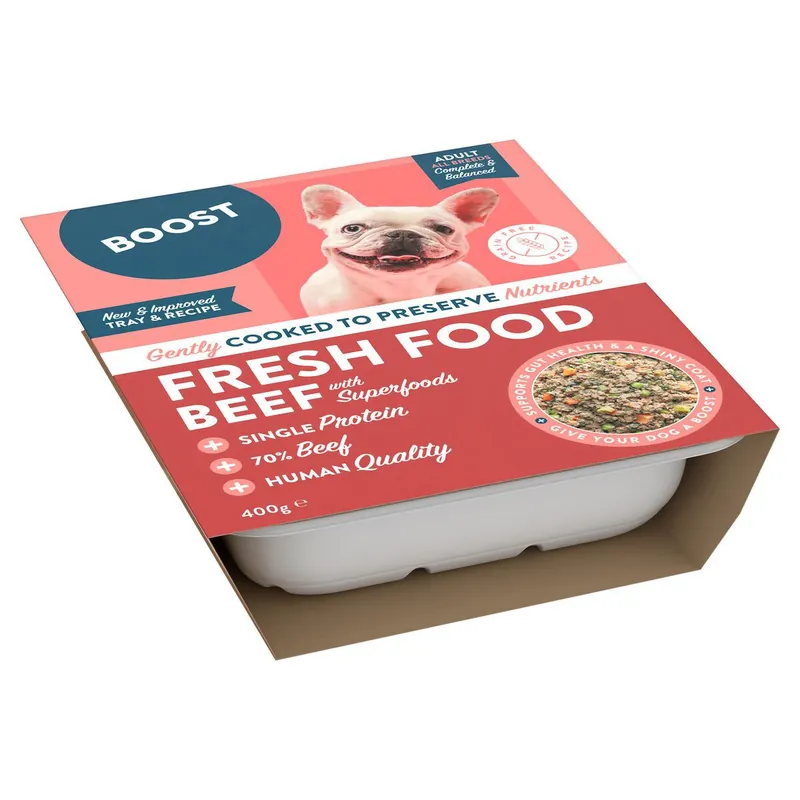 Boost Fresh Beef Färsklagat Hundfoder 400 g | Beställ idag