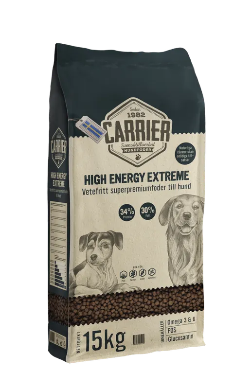 Kampanj | High Energy Extreme Hundfoder – 15 kg