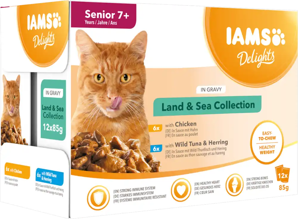 Missa inte erbjudandet - Delights Gravy Multipack Senior Kattfoder – 1,02 kg