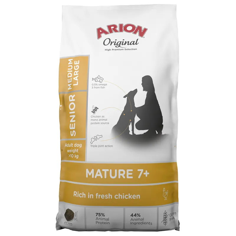 Original Mature 7+ Medium/Large Torrfoder för Seniora Hundar – 12 kg | Specialpris