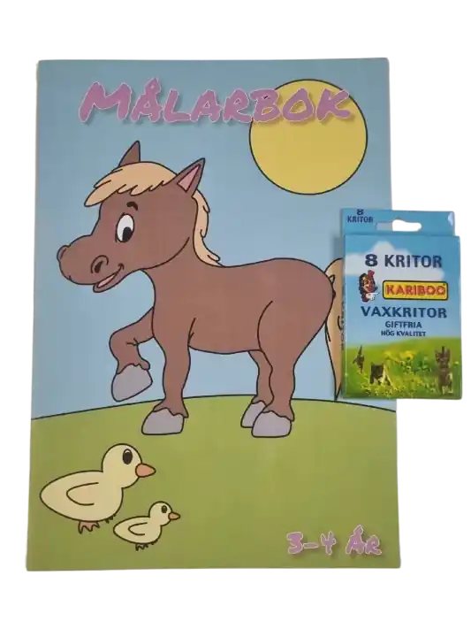 Nytt i sortimentet | Målarbok 3 – 4 år