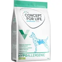 Hög kvalitet | Concept for Life Veterinary Diet Hypoallergenic Insect hundfoder - Nytt 1 kg