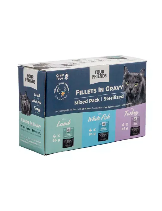Specialpris | Sterilized in Gravy Mix 12-pack Kattfoder - 12 st x 85 g