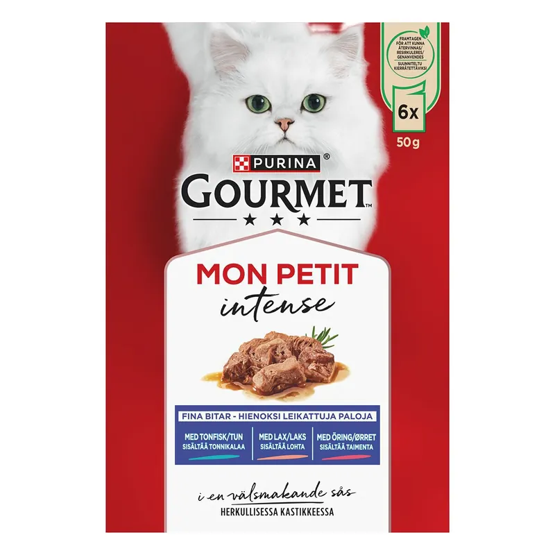 Gourmet Mon Petit Fish Selection Våtfoder till Katt 6x50 g | Extra rabatt
