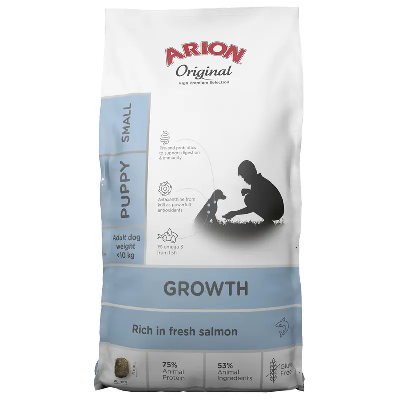 Kanonerbjudande | Original Growth Fish Small Torrfoder för Valpar - 2 kg