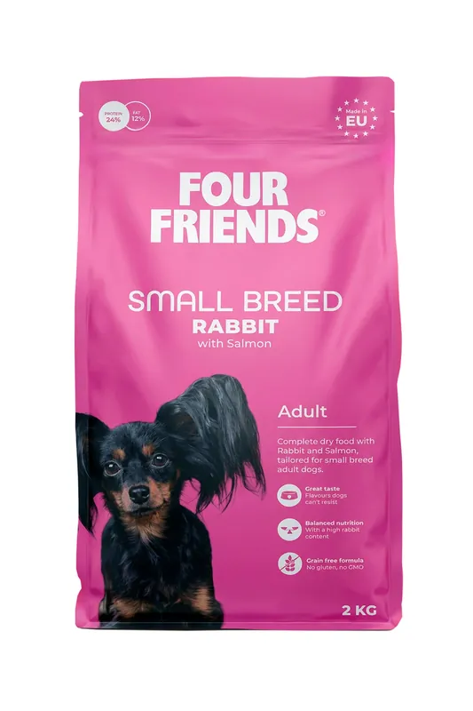 Small Breed Rabbit Torrfoder till Hund - 2 kg | Fynd