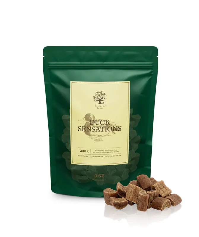 Beställ nu | Essential Duck Sensations Hundgodis - 200 g