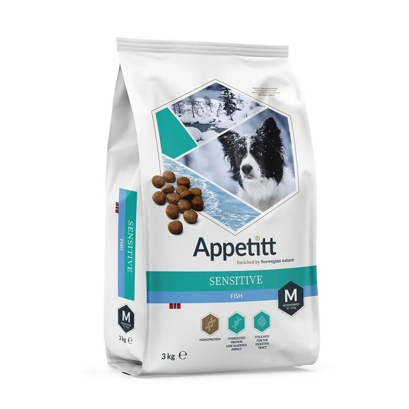 Appetitt Dog Sensitive Medium Fish - Kanonpris