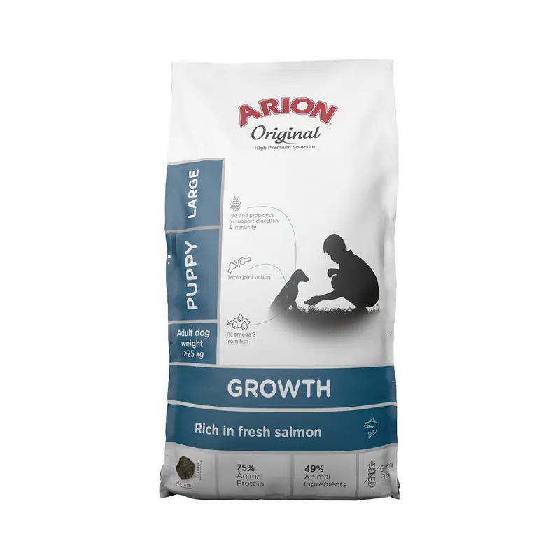 Arion Original Growth Puppy Large Salmon | Outlet