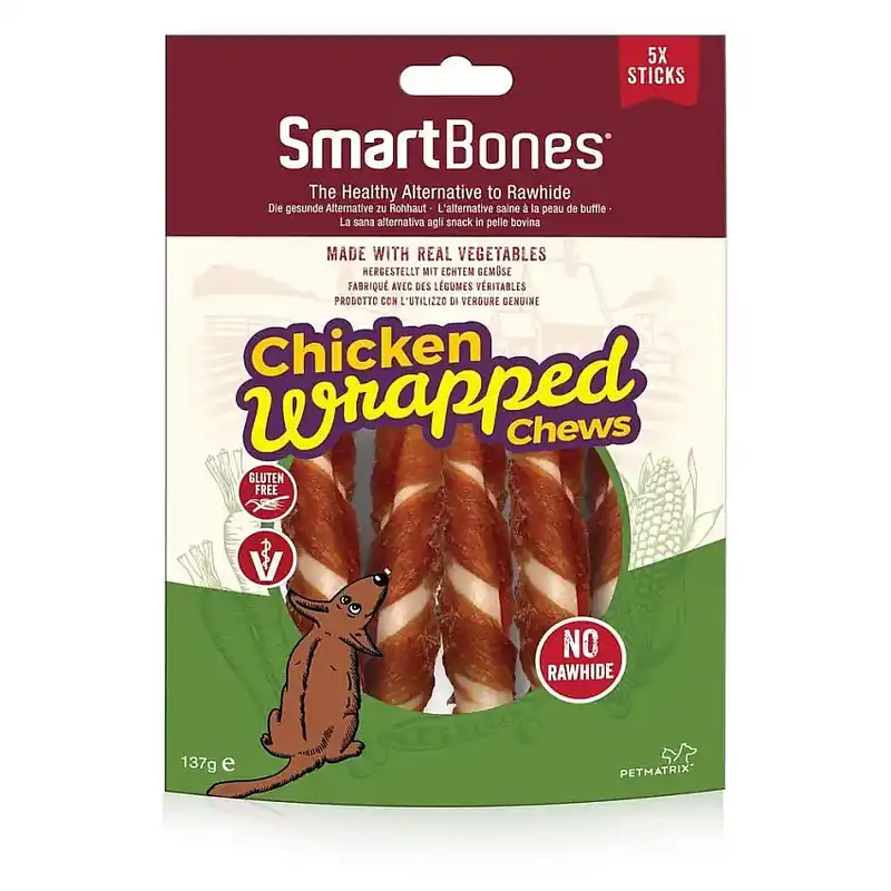 Enkel beställning - SmartBones Mini Kyckling Tugg 9-pack