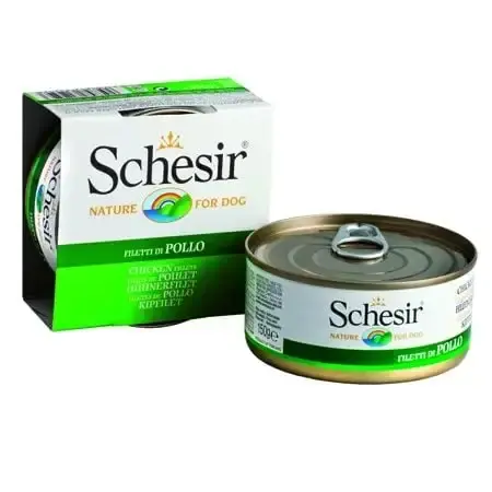 Bra pris | SCHESIR kycklingfiléer i gelé 150g