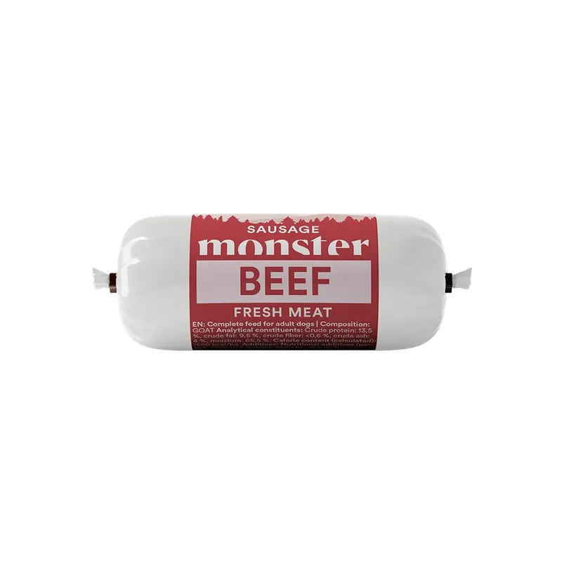 Monster Dog Sausage beef 80g - Rabatt