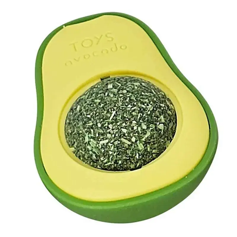 Fabrikspris | Kattmyntaboll med hållare, Avocado